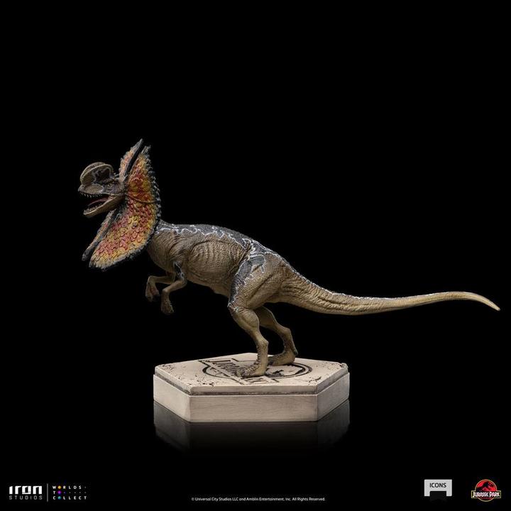 Actual product image Iron Studios Jurassic World Icons statuette Dilophosaurus 9 cm