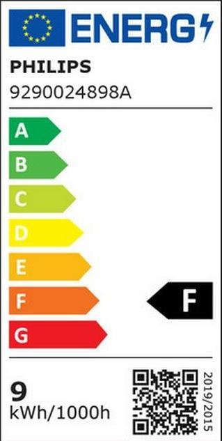 Energie-Label Philips Hue White Ambiance Devote Pendelleuchte weiss 806 lm (E27, 806 lm)