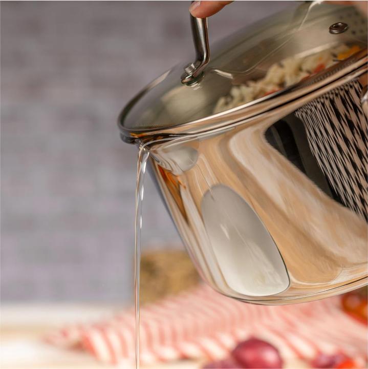 Image du produit Kuhn Rikon ALLROUND PLUS Casserole à manche (18 cm, Casserole à manche, Acier inoxydable)