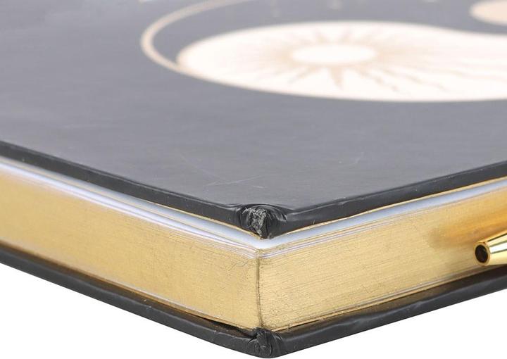 Actual product image Something Different Yin Yang Obsidian Stationery Set (Black, White, Gold, 1 x)