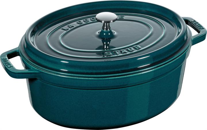 Immagine prodotto Staub Vaso ovale "La Mer" 6,7 lt., 33cm (33 cm, Pirofila + casseruola, Ghisa)