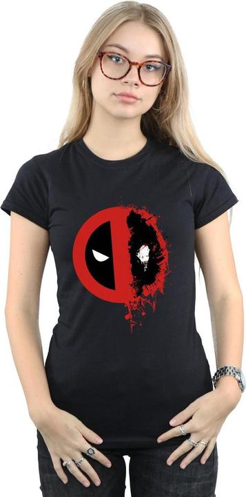 Immagine prodotto Deadpool Split Splat Logo Maglietta Donna (XXL)
