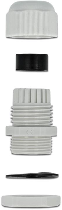 Produktbild Delock Kabelverschraubung PG7, 15mm, 10 Stück, grau