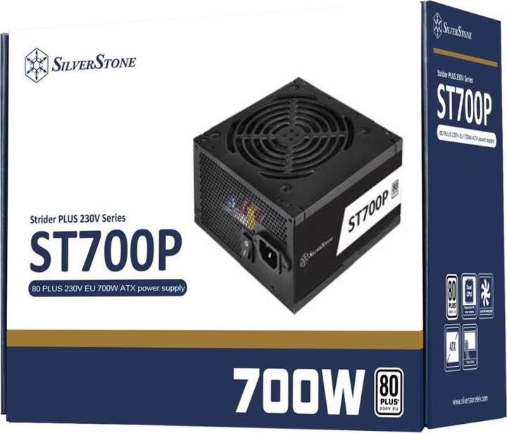 Immagine prodotto Silverstone ST700P Alimentatore 80 PLUS - 700 Watt (700 W)