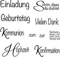 Actual product image Rayher Clear Stamp Occasion 1