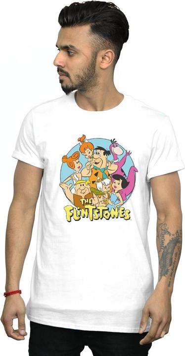 Immagine prodotto The Flintstones Group Circle Maglietta Uomo (4XL)