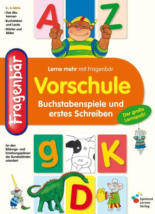 Image du produit Vorschule. Buchstabenspiele und erstes Schreiben (Allemand, Vera Lohmann, 2010)