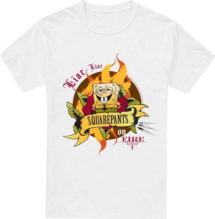 Produktbild Spongebob Squarepants Liar Liar Pants On Fire TShirt (4XL)