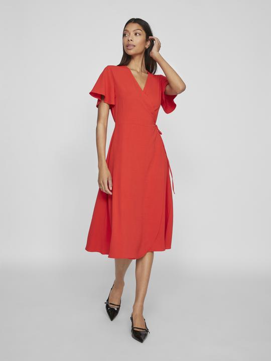 Actual product image Vila Short Sleeve Wrap Dress (40)
