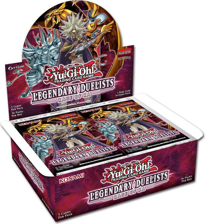 Actual product image Yu-Gi-Oh : Legendary Duelists - Rage of Ra Display (German, Booster display)