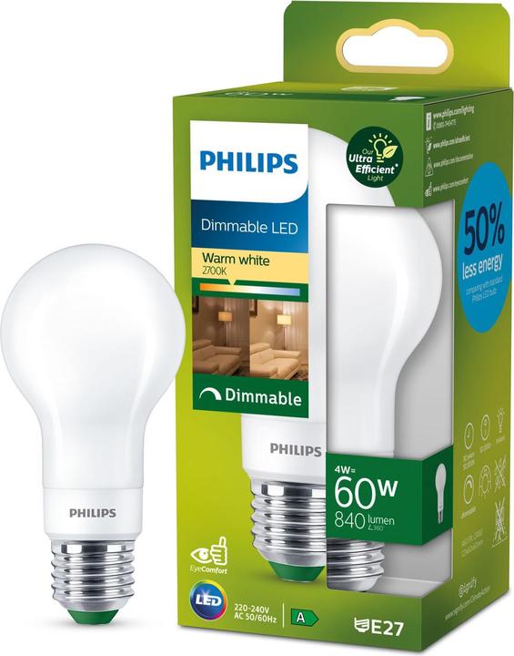 Produktbild Philips LED Classic (E27, 4 W, 840 lm, 1 x, A)
