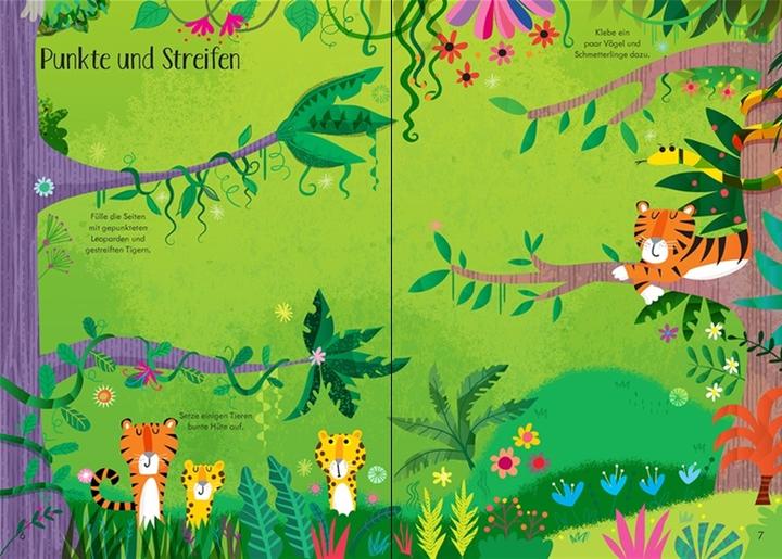 Image du produit Mein Immer-wieder-Stickerbuch: Dschungel (Allemand, Kirsteen Robson, 2020)