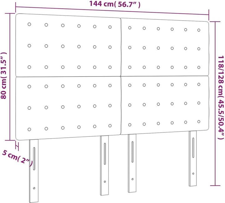 Produktbild VidaXL Kalli (144 x 5 x 128 cm)