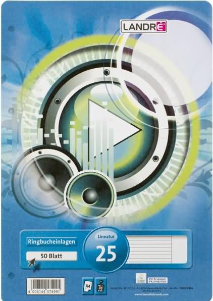 Produktbild Landré Ringbucheinlagen