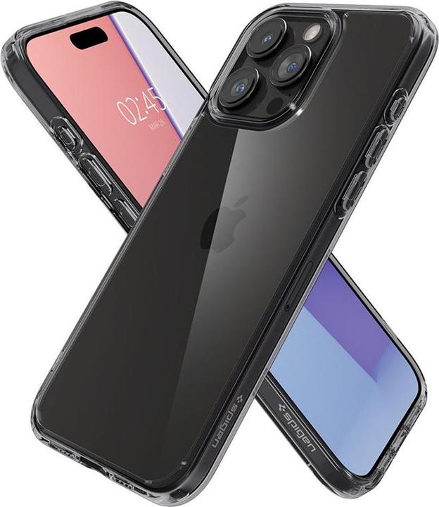 Produktbild Spigen Ultra Hybrid-Hülle für iPhone 15 Pro – transparentes Grau (Apple iPhone 15 Pro)