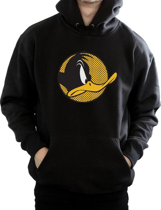 Actual product image Looney Tunes Mens Daffy Duck Dotted Profile Hoodie (M)