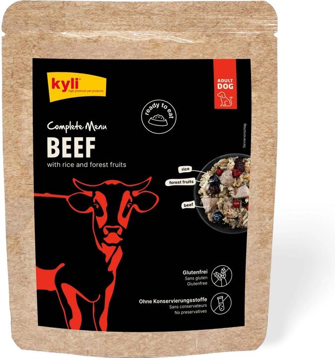 Produktbild Kyli Nassfutter Complete Menu Beef, 150 g (Adult, 1 Stk., 150 g)