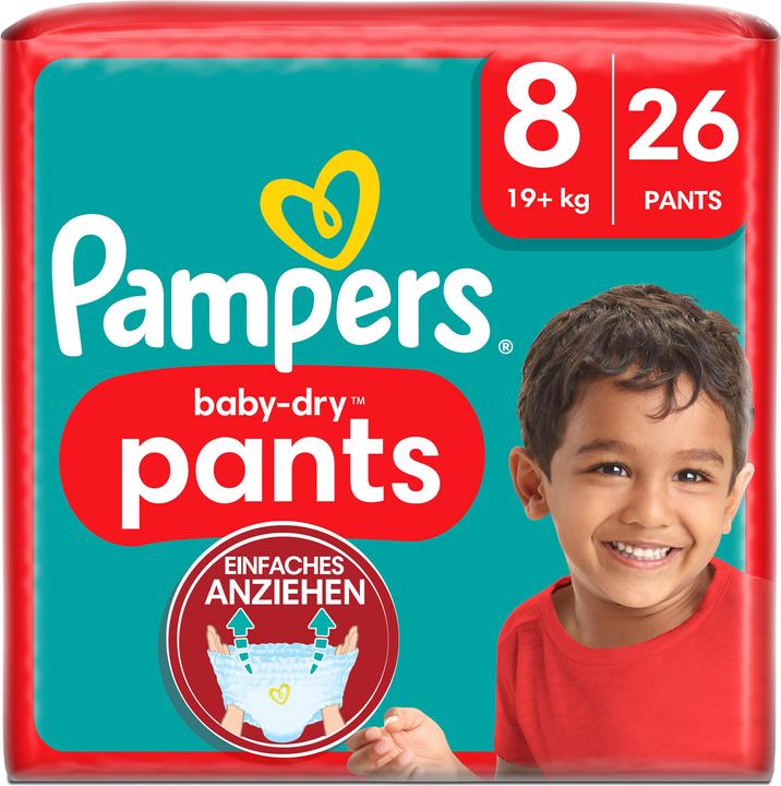 Image du produit Pampers Baby-Dry Pants (Taille 8, Pack, 26 pièce(s))