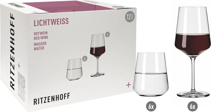 Actual product image Ritzenhoff Julie (105 cl, 12 Glasses, Red wine glasses)