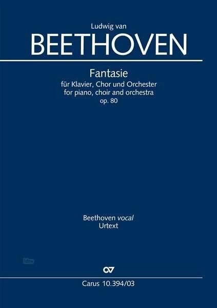 Immagine prodotto Fantasie für Klavier, Chor und Orchester (Klavierauszug) (Inglese, Tedesco, Ludwig van Beethoven, 2019)