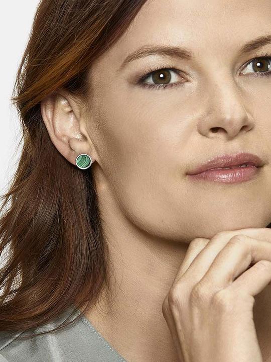 Actual product image Engelsrufer Stud Earrings Healing Stone (Coloured stone/925 silver rhodium-plated, 925 silver/925 silver platinum-plated, Coloured stone)