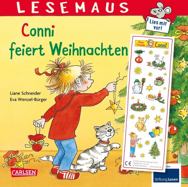 Produktbild LESEMAUS 58: Conni feiert Weihnachten (Deutsch, Liane Schneider, Eva Wenzel-Bürger, 2024)