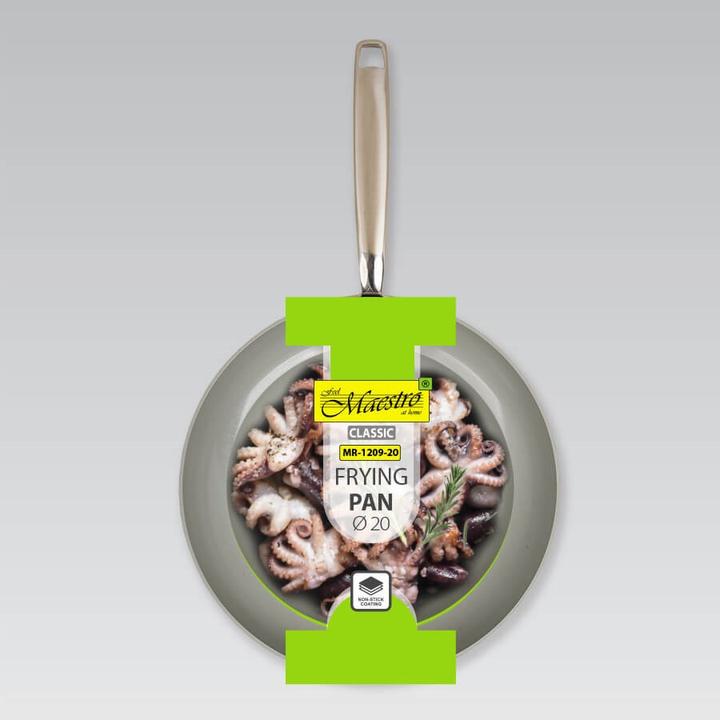 Immagine prodotto Maestro Patelnia 20 cm MR-1209-20 (20 cm, Padella per friggere, Alluminio)
