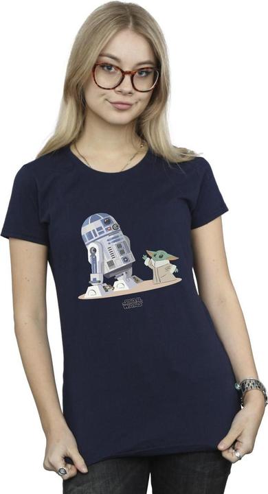 Produktbild Star Wars The Mandalorian R2D2 And Grogu TShirt (S)