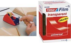 Produktbild tesa 8x tesafilm TRANSPARENT - mit starker Haftung - alterungsbeständig und reißfest (19 mm)