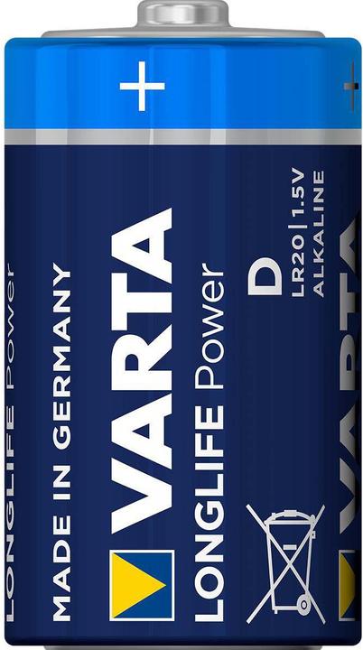 Image du produit Varta LONGLIFE Power (2 pcs, D, 16500 mAh)