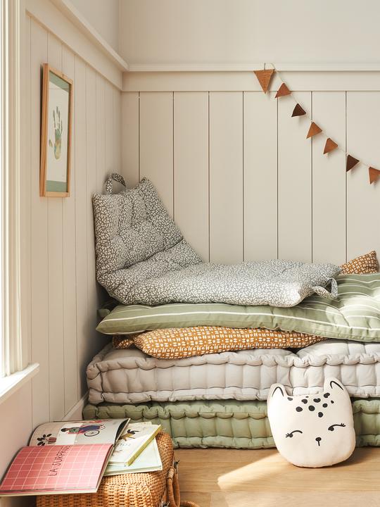 Produktbild Vertbaudet Klappbare Kinderzimmer Bodenmatratze (50 x 100 cm)