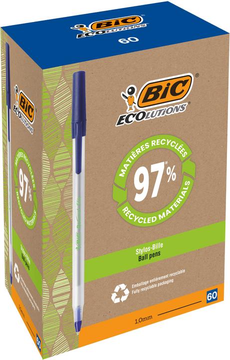Actual product image Bic Kugelschreiber (Blue, Transparent, 1 x)