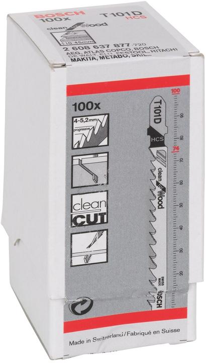 Actual product image Bosch Professional Zubehör Jigsaw blade T 101 D Clean for Wood, 100-pack