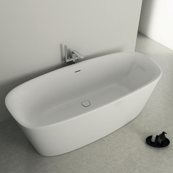 Actual product image Ideal Standard Oval bathtub Dea 80 x 180 cm alpine white smooth E306701 (220 l, 180 cm, 80 cm)