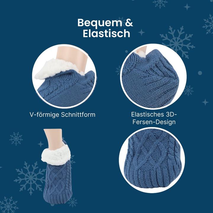 Actual product image Hermex Slippers size 39-42 winter socks cosy socks fuzzy socks slippers (Single pack, 39 - 42)