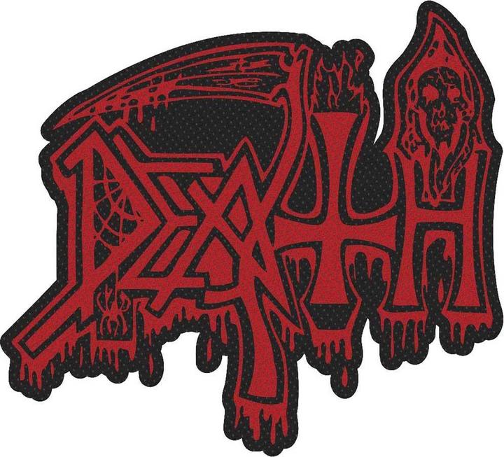 Actual product image Death Logo patch (1 x)