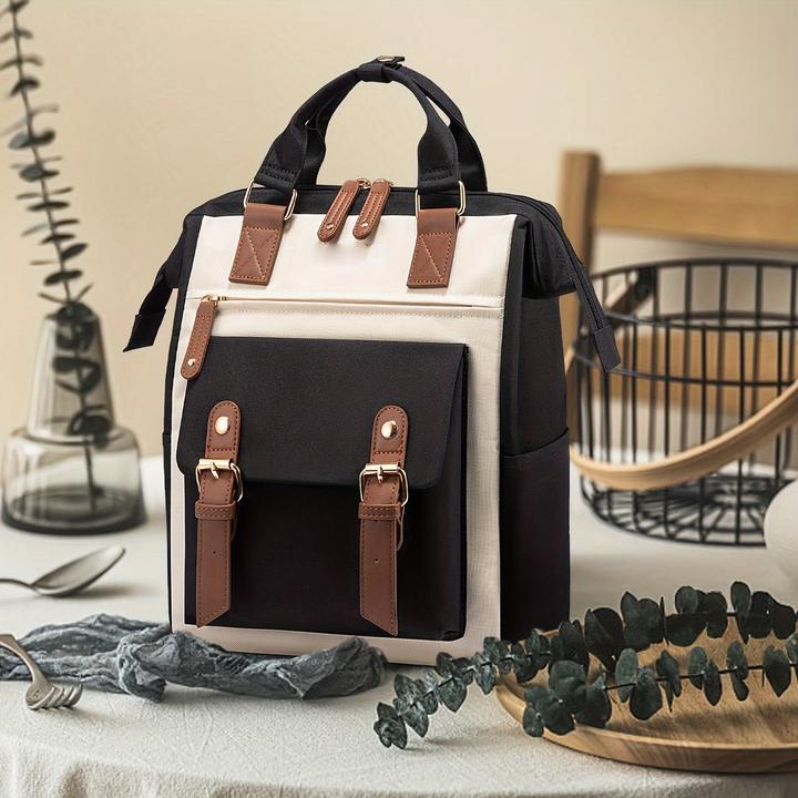 Immagine prodotto Only-Bags.Store Elegante zaino per laptop di piccole dimensioni - Zaino da college alla moda con spallacci