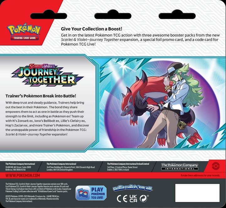 Actual product image Pokémon Journey Together (English, Blister pack)