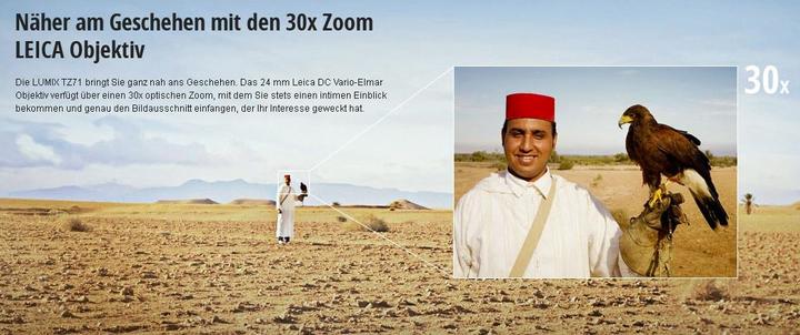 Actual product image Panasonic Lumix TZ71 (12.80 Mpx, 1/2,3'')