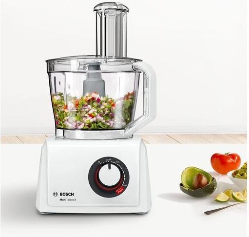 Image du produit Bosch Hausgeräte Robot de cuisine MultiTalent 8 Translucide, balances intégrées (1100 W)
