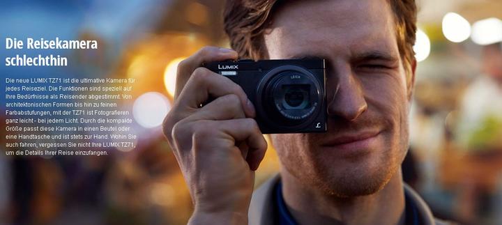 Actual product image Panasonic Lumix TZ71 (12.80 Mpx, 1/2,3'')