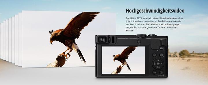 Actual product image Panasonic Lumix TZ71 (12.80 Mpx, 1/2,3'')