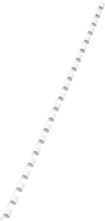 Image du produit GBC Dos du cartable 8mm, 21 anneaux, blanc, 100 pcs.