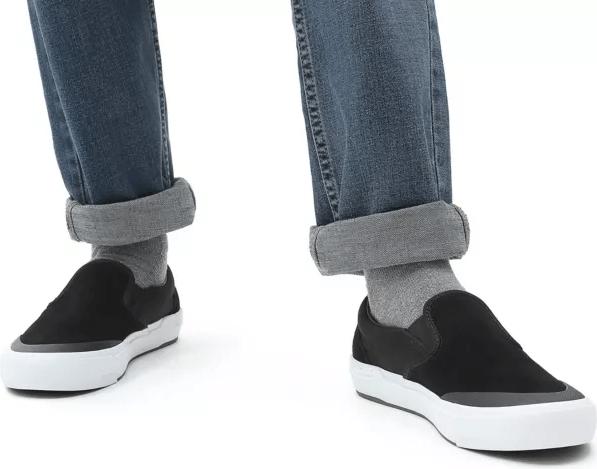 Image du produit Vans Chaussures BMX Slip-On - black/gray/white-38 (38)