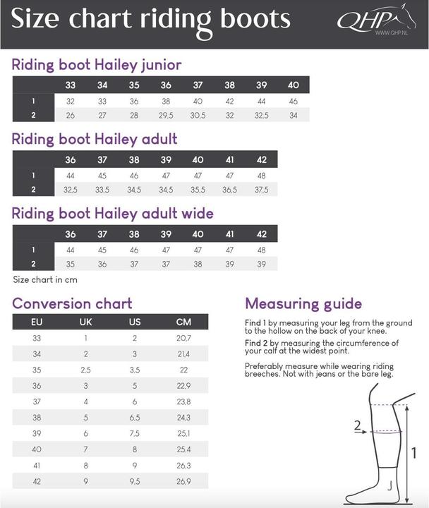 Immagine prodotto Qhp Stivale da equitazione Hailey Junior (37)