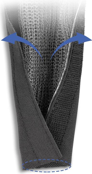 Image du produit Delock Gaine tressée CEM avec velcro (Gaines pour câbles, 100 cm)