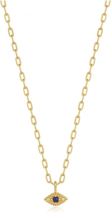 Image du produit Ania Haie N039-02G-L Evil Eye Collier femme, réglable (Argent 925, 40 - 45 cm)