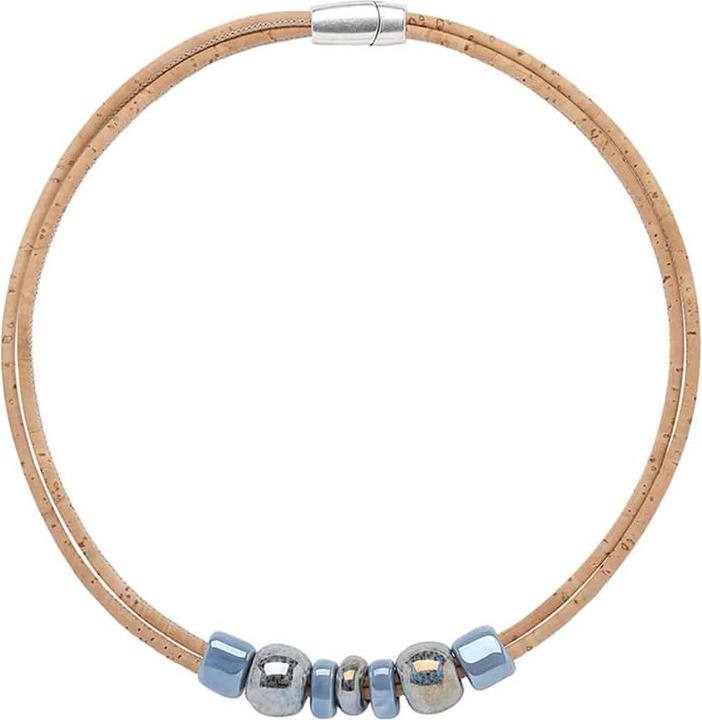 Immagine prodotto Artelusa Collana "Ceramica Azul (Sughero)
