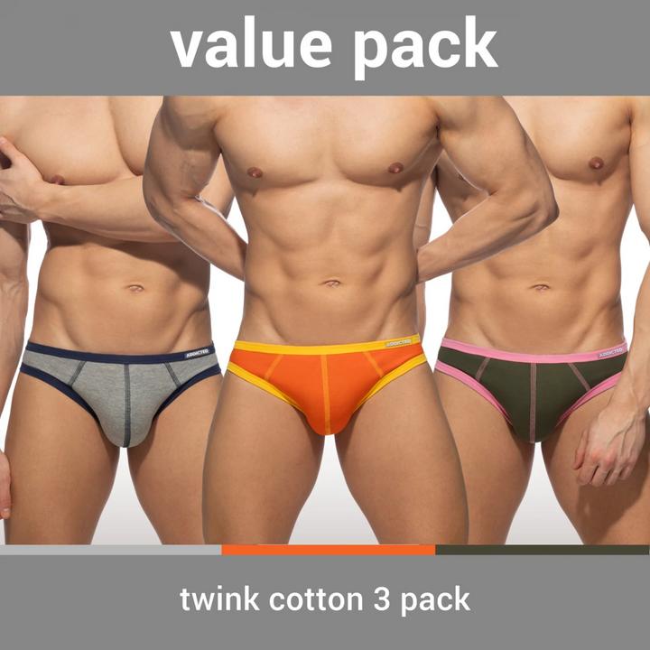 Immagine prodotto Addicted Confezione da tre slip TWINK (S, confezione da 3)