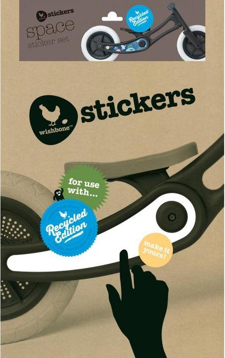 Actual product image Wishbone Bike Sticker Space